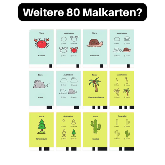 Weitere 80 Malkarten